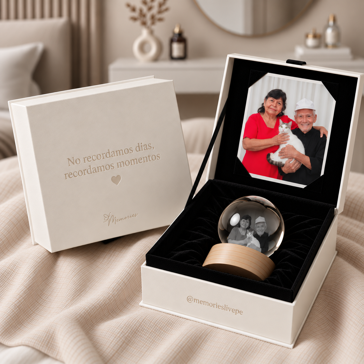 Esfera de cristal personalizada